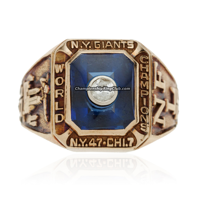 1956 New York Giants World Championship Ring/Pendant